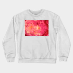 Hot fuchsia poly shape, mosaic abstract background, polygon geometry in bright colors Crewneck Sweatshirt